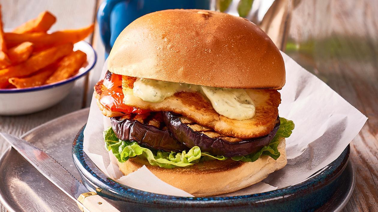 Char Grilled Vegetable Burger – Recipe Char Grilled Vegetable Burger – Recipe