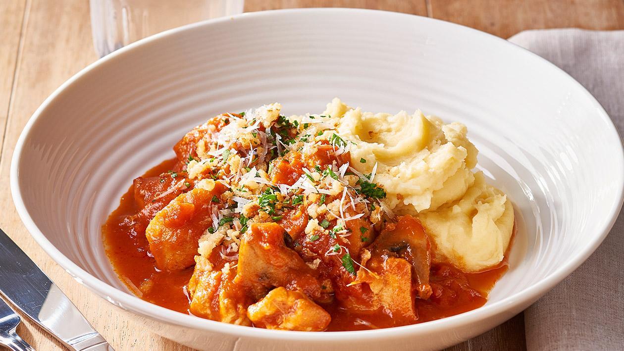 Chicken Chasseur Hot Pot, Herb Crumble – Recipe Chicken Chasseur Hot Pot, Herb Crumble – Recipe