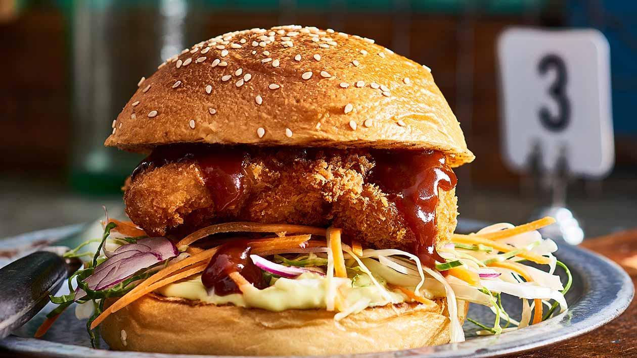 Chicken Katsu Sandwich, Smashed Ranch Avocado – Recipe Chicken Katsu Sandwich, Smashed Ranch Avocado – Recipe