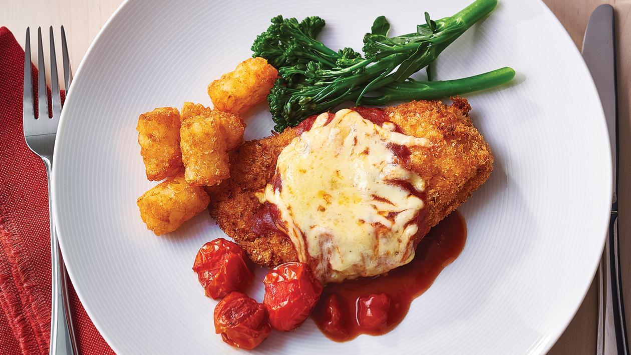 Chicken Parmigiana with Tuscan Gravy – Recipe Chicken Parmigiana with Tuscan Gravy – Recipe