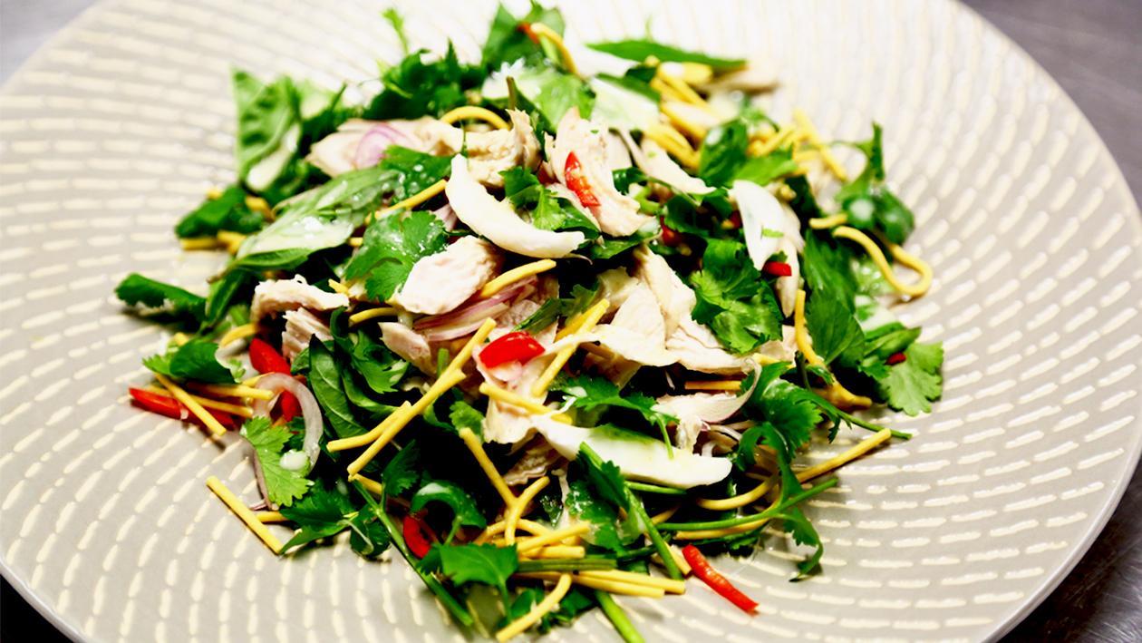 Coconut Chicken Salad with Crispy Noodles – Recipe Coconut Chicken Salad with Crispy Noodles – Recipe