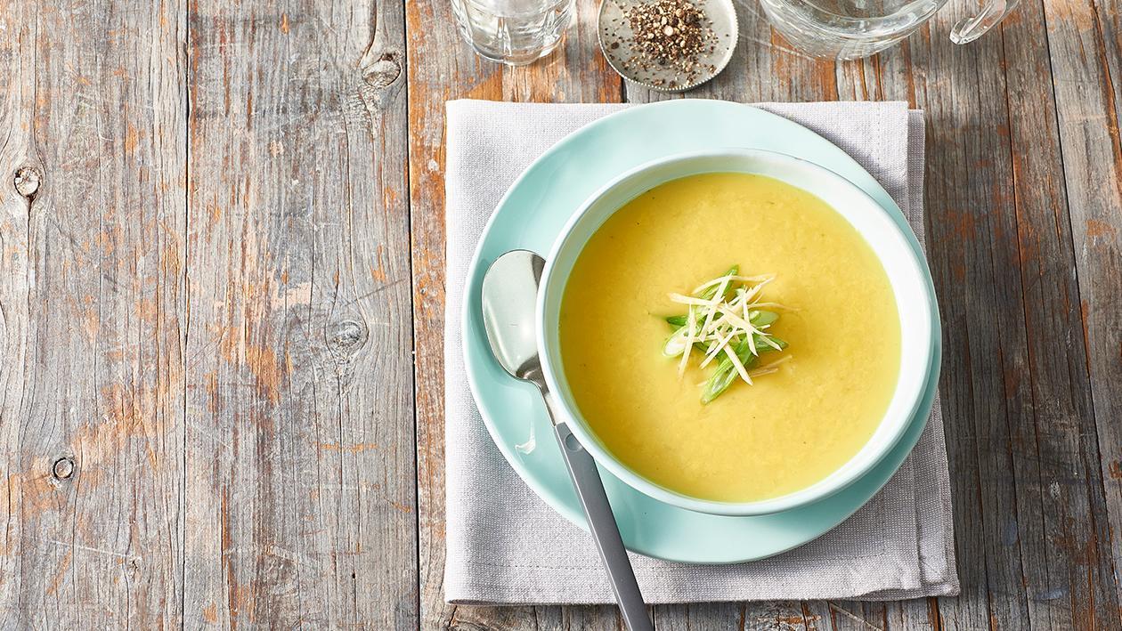 Cream of Chicken Soup with Turmeric, Ginger and Shallots – Recipe Cream of Chicken Soup with Turmeric, Ginger and Shallots – Recipe