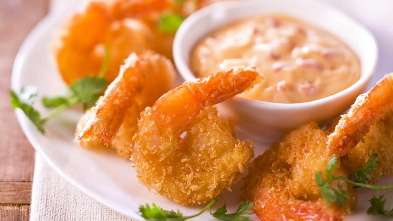 Crispy Fried Prawn Cutlets, Sweet Chilli Mayonnaise – Recipe Crispy Fried Prawn Cutlets, Sweet Chilli Mayonnaise – Recipe