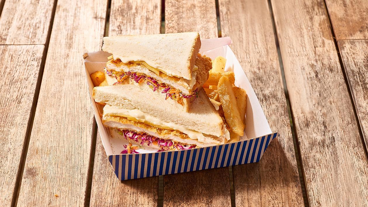 Golden Chicken Schnitzel Sandwich – Recipe Golden Chicken Schnitzel Sandwich – Recipe