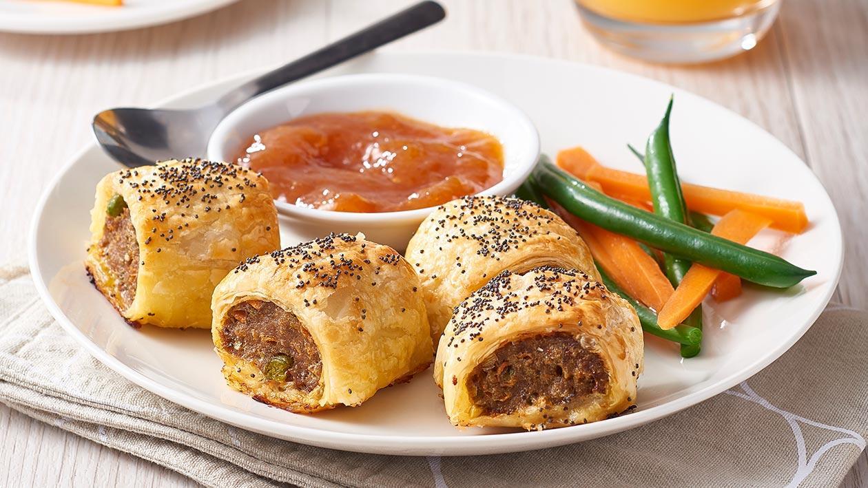 Lamb Korma Sausage Rolls – Recipe Lamb Korma Sausage Rolls – Recipe