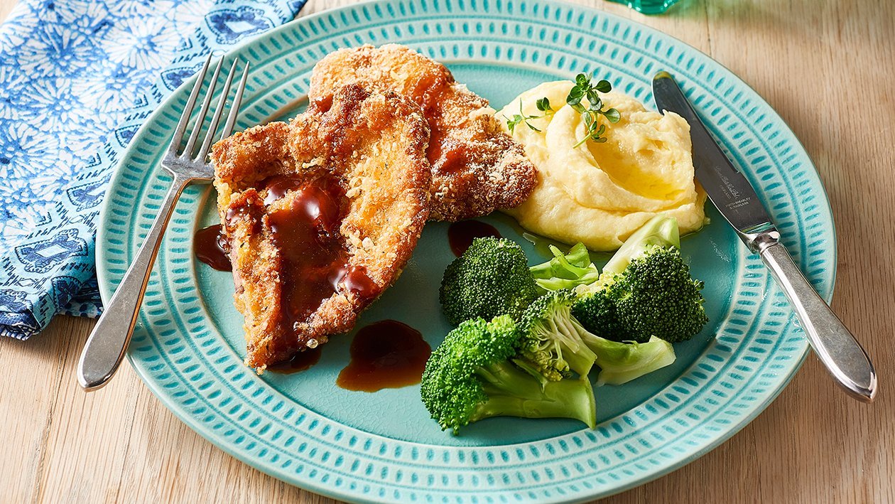Lamb Schnitzel, Rosemary & Parmesan Crumb – Recipe Lamb Schnitzel, Rosemary & Parmesan Crumb – Recipe