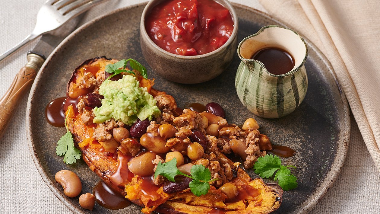 Mexican Loaded Sweet Potatoes – Recipe Mexican Loaded Sweet Potatoes – Recipe