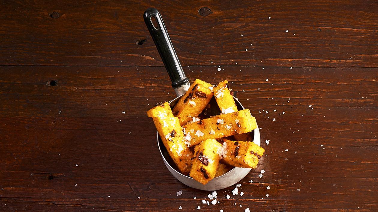 Olive, Thyme Polenta Chips – Recipe Olive, Thyme Polenta Chips – Recipe