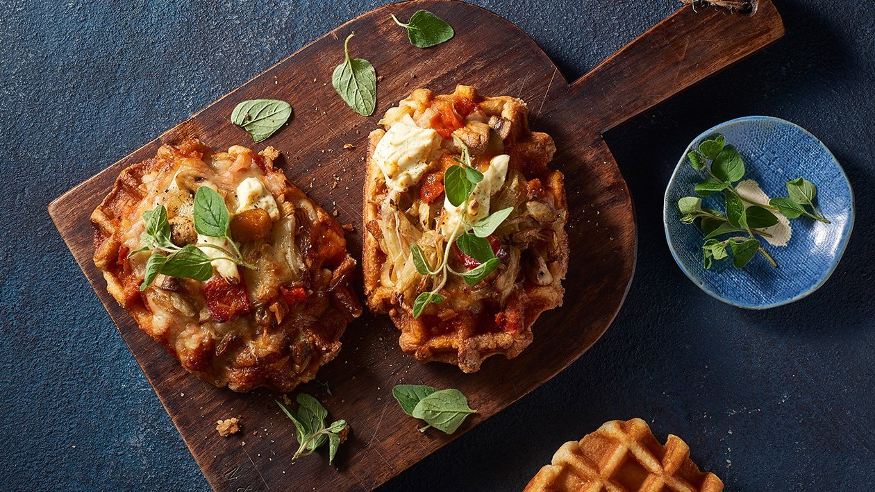 Philly Cheese Waffle Pizza – Recipe Philly Cheese Waffle Pizza – Recipe