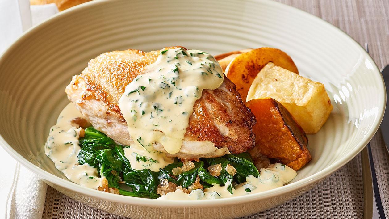 Roast Chicken Florentine – Recipe Roast Chicken Florentine – Recipe