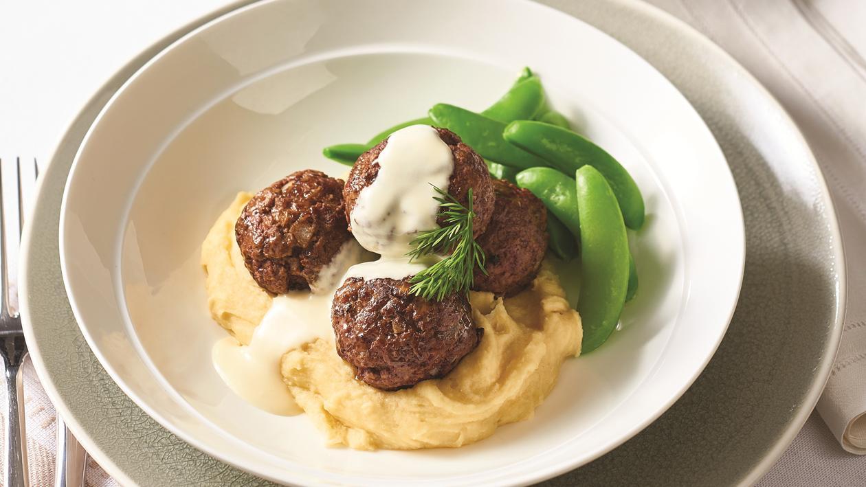 Swedish Meatballs with Cream Sauce – Recipe Swedish Meatballs with Cream Sauce – Recipe