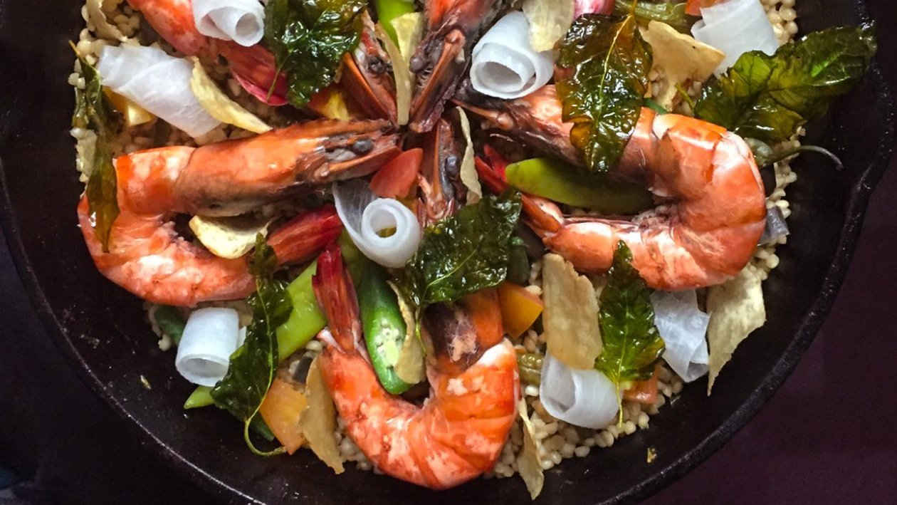 Adlai-Prawn Sinigang Paella Adlai-Prawn Sinigang Paella