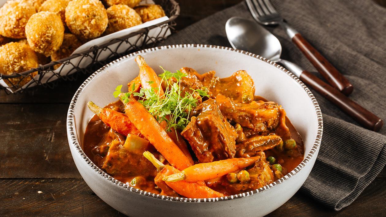 Guinataang Kaldereta with Chorizo Croquettes Guinataang Kaldereta with Chorizo Croquettes