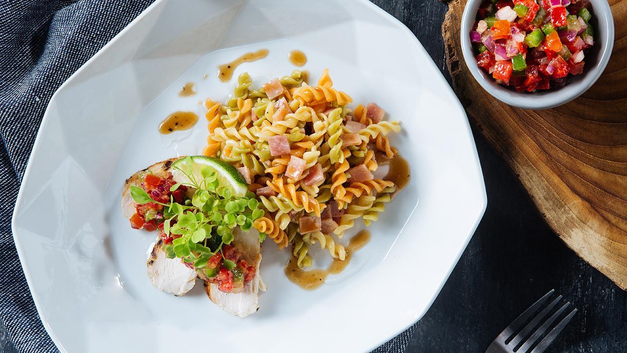 Pasta Salad with Barbecue Dressing Pasta Salad with Barbecue Dressing