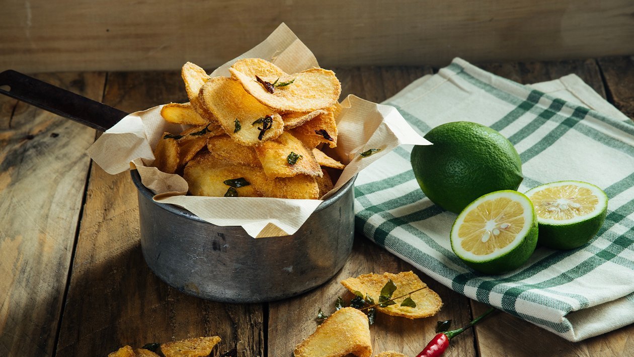 Spicy Lime Salted Egg Chips Spicy Lime Salted Egg Chips