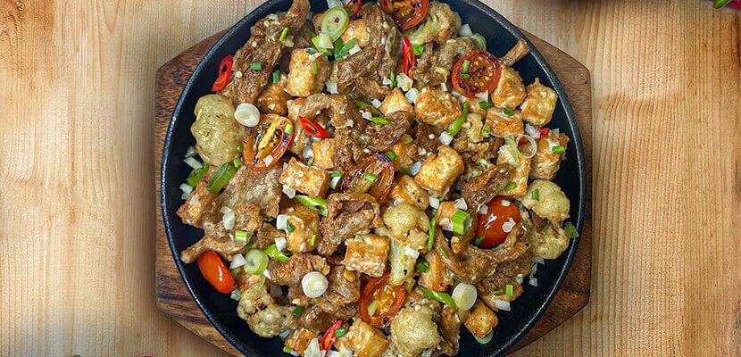 Tofu Mushroom Cauli Sisig Tofu Mushroom Cauli Sisig