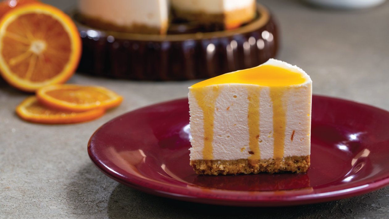 Orange Custard Cheese Cake Orange Custard Cheese Cake