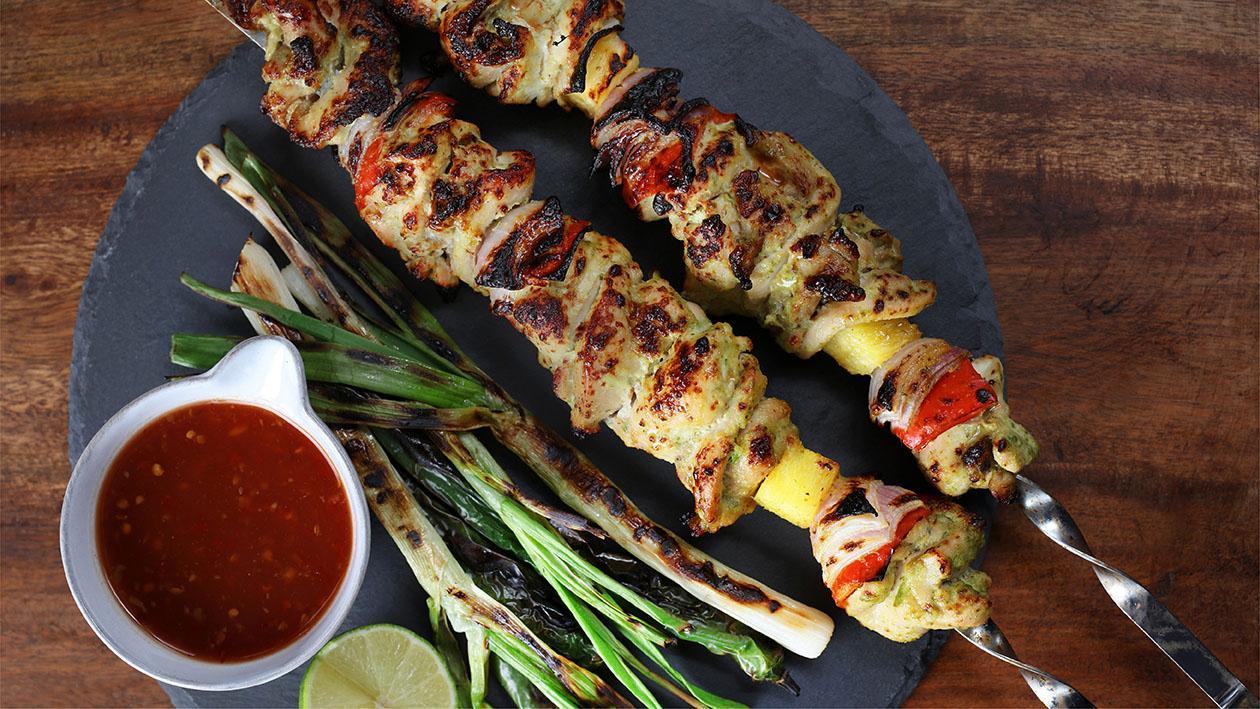 Thai Chicken Seekh Kabab Thai Chicken Seekh Kabab