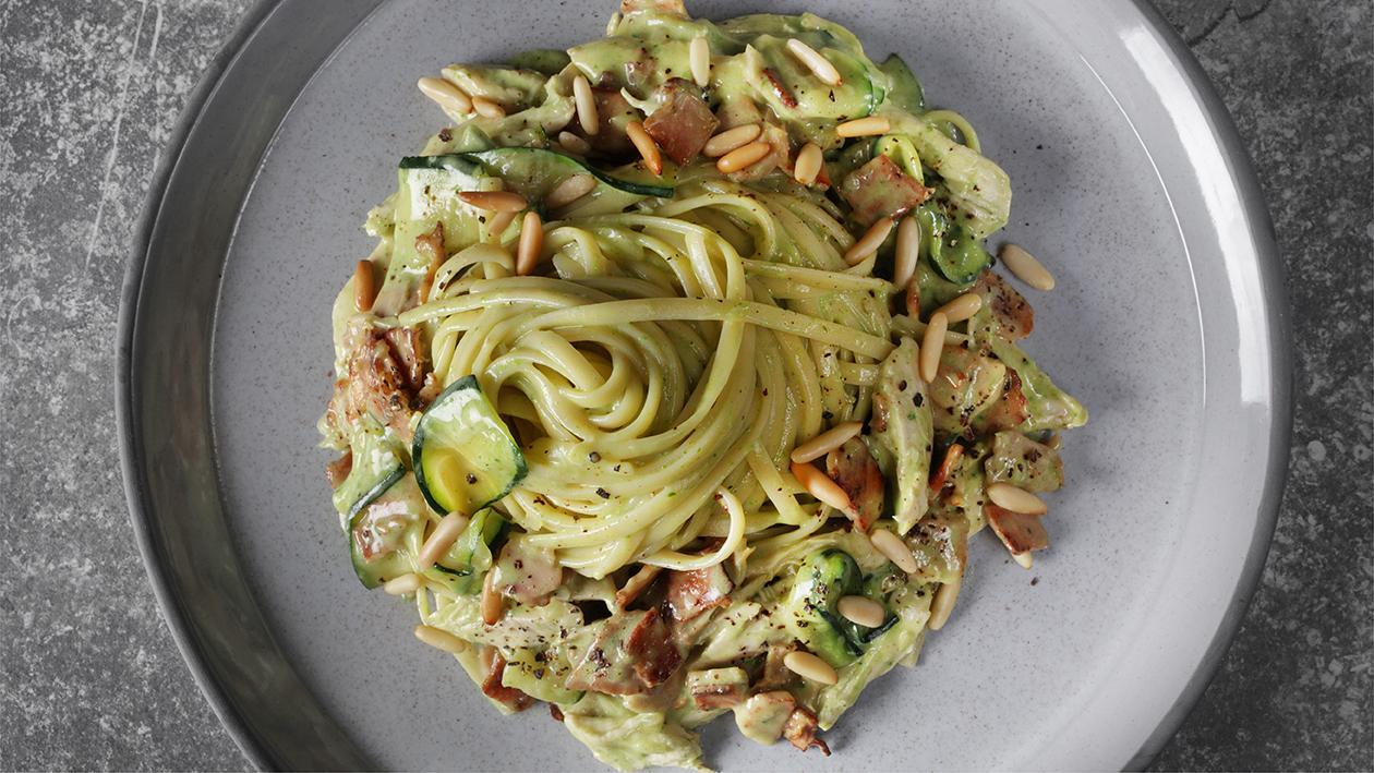 Avocado Zucchini Alfredo Pasta Recipe Avocado Zucchini Alfredo Pasta Recipe