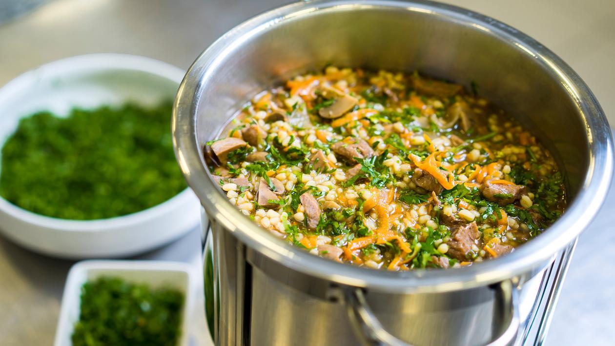 Beef Barley & Mushroom Soup Recipe Beef Barley & Mushroom Soup Recipe