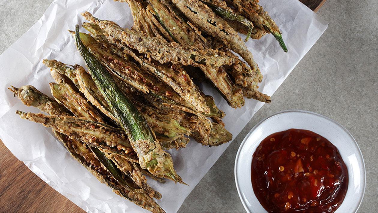 Crispy Okra Fingers Crispy Okra Fingers