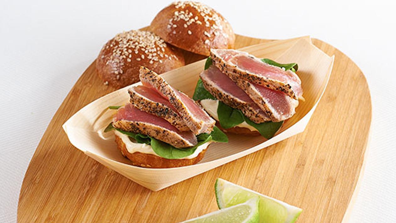 Deep Sea Tuna Slider Recipe Deep Sea Tuna Slider Recipe