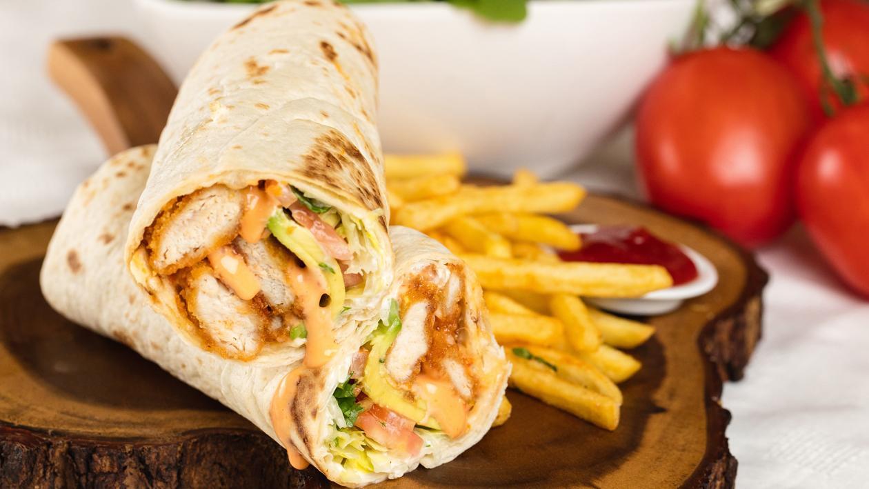 Dynamite Chicken Wrap Unilever Food Solutions