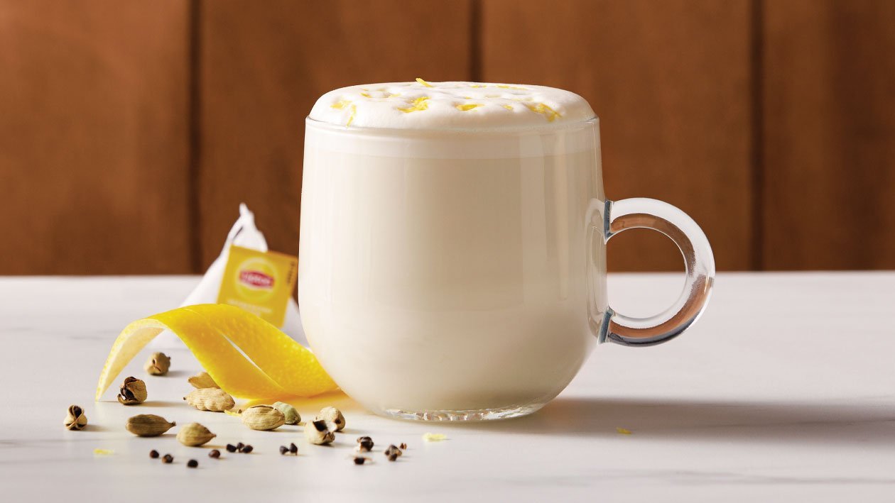 Lemon & Cardamom Cappuccino Lemon & Cardamom Cappuccino