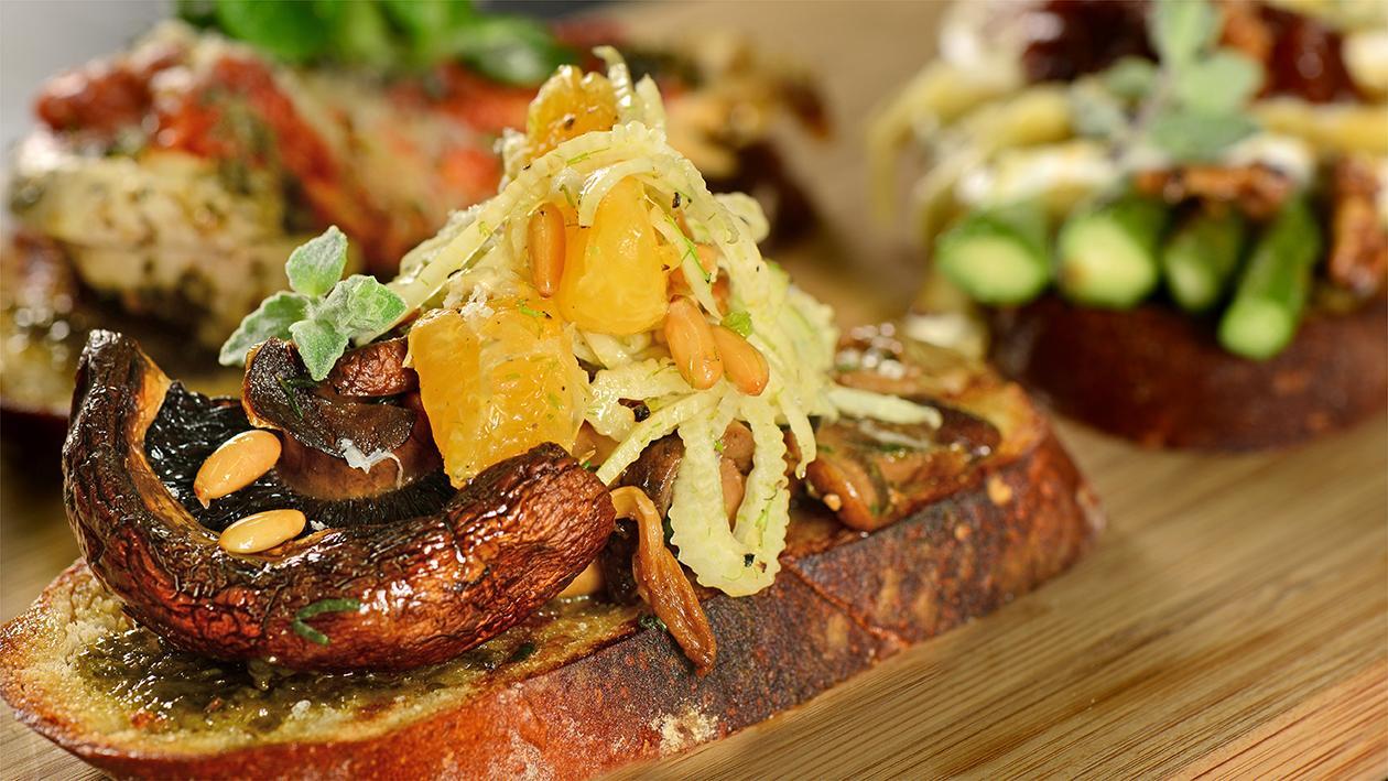 Mushroom & Fennel Bruschetta Mushroom & Fennel Bruschetta