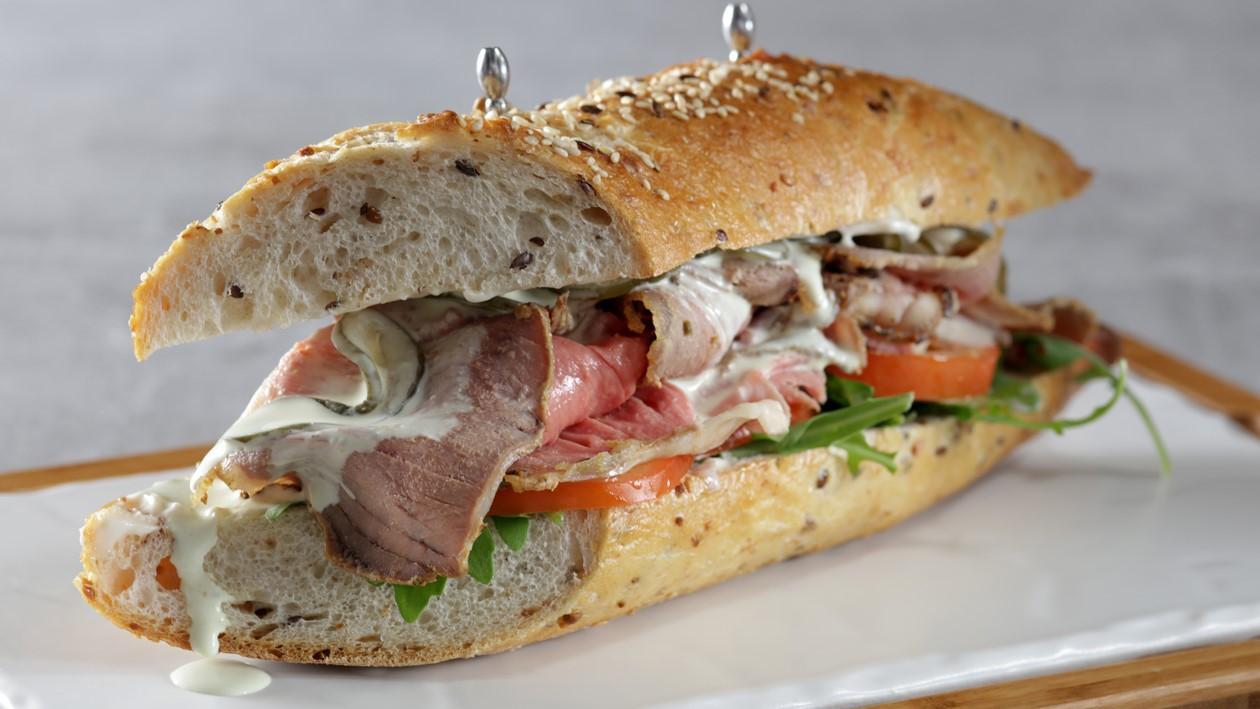 Roast Beef & Blue Cheese Sandwich Recipe Roast Beef & Blue Cheese Sandwich Recipe
