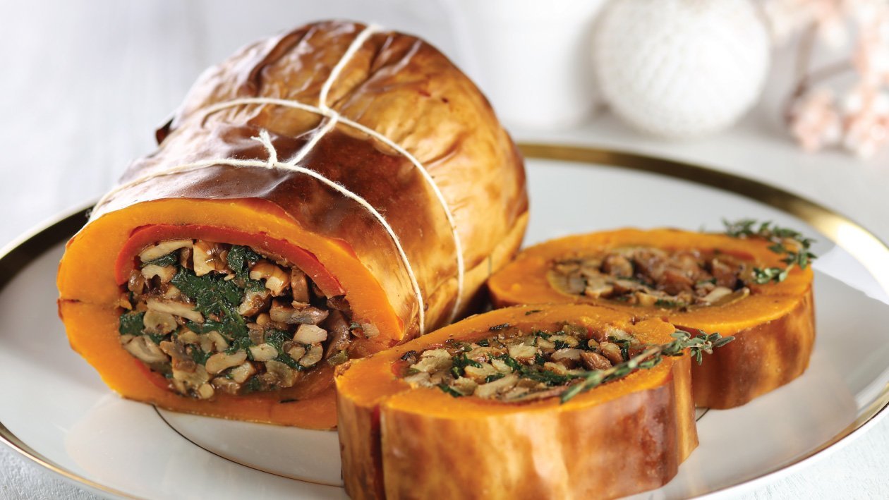 Stuffed Butternut with Pesto Recipe Stuffed Butternut with Pesto Recipe