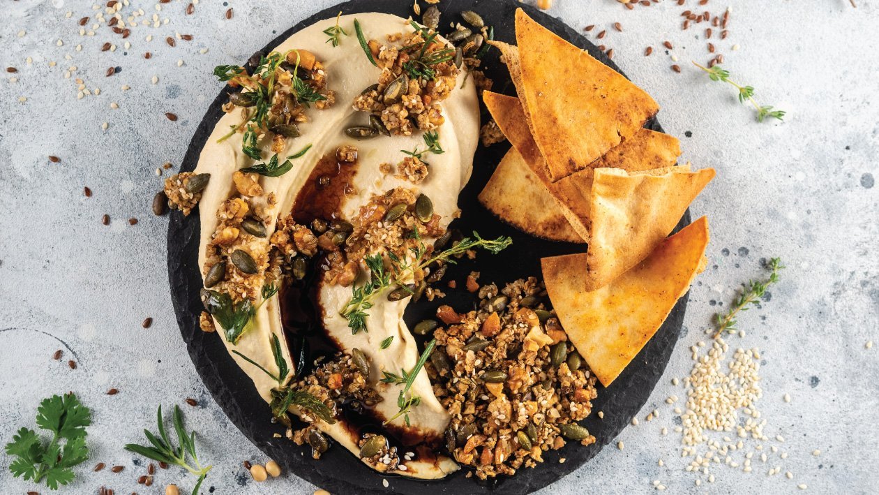 Tofu Hummus and Savoury Granola Tofu Hummus and Savoury Granola