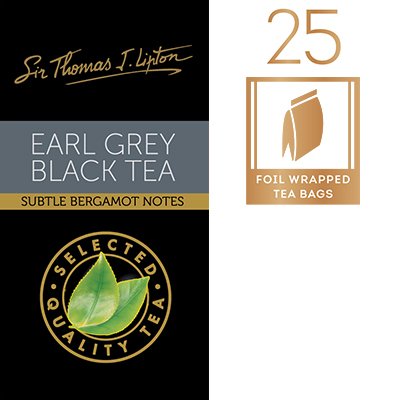 SIR THOMAS LIPTON Earl Grey 2g -