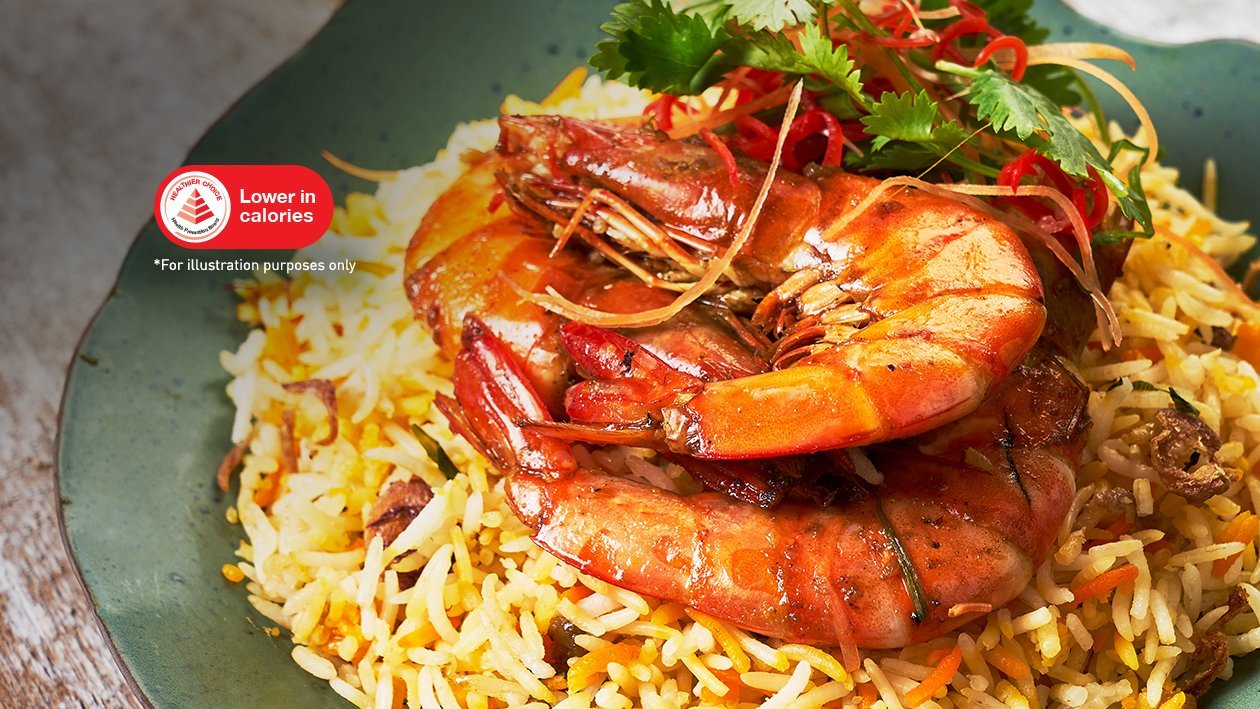 Aromatic Pilaf Rice with Medley Spice Prawns Aromatic Pilaf Rice with Medley Spice Prawns