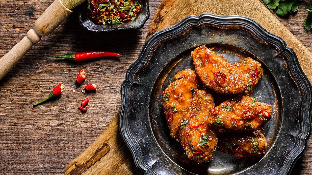 Asian Honey Glazed Wings  Unilever Food Solutions