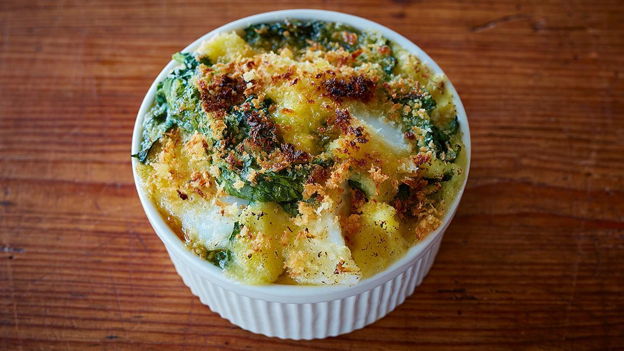 Brandade with Cod and Spinach Brandade with Cod and Spinach