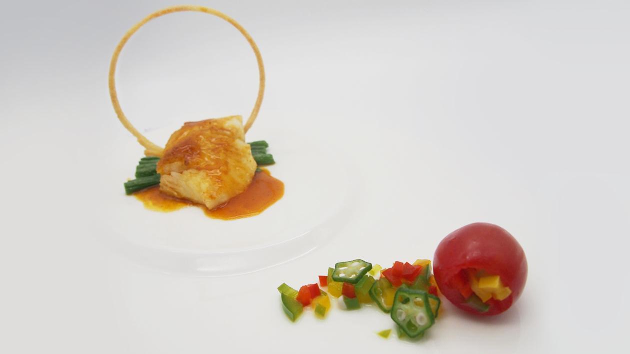 Fish with Southeast-Asian Spice Sauce Fish with Southeast-Asian Spice Sauce