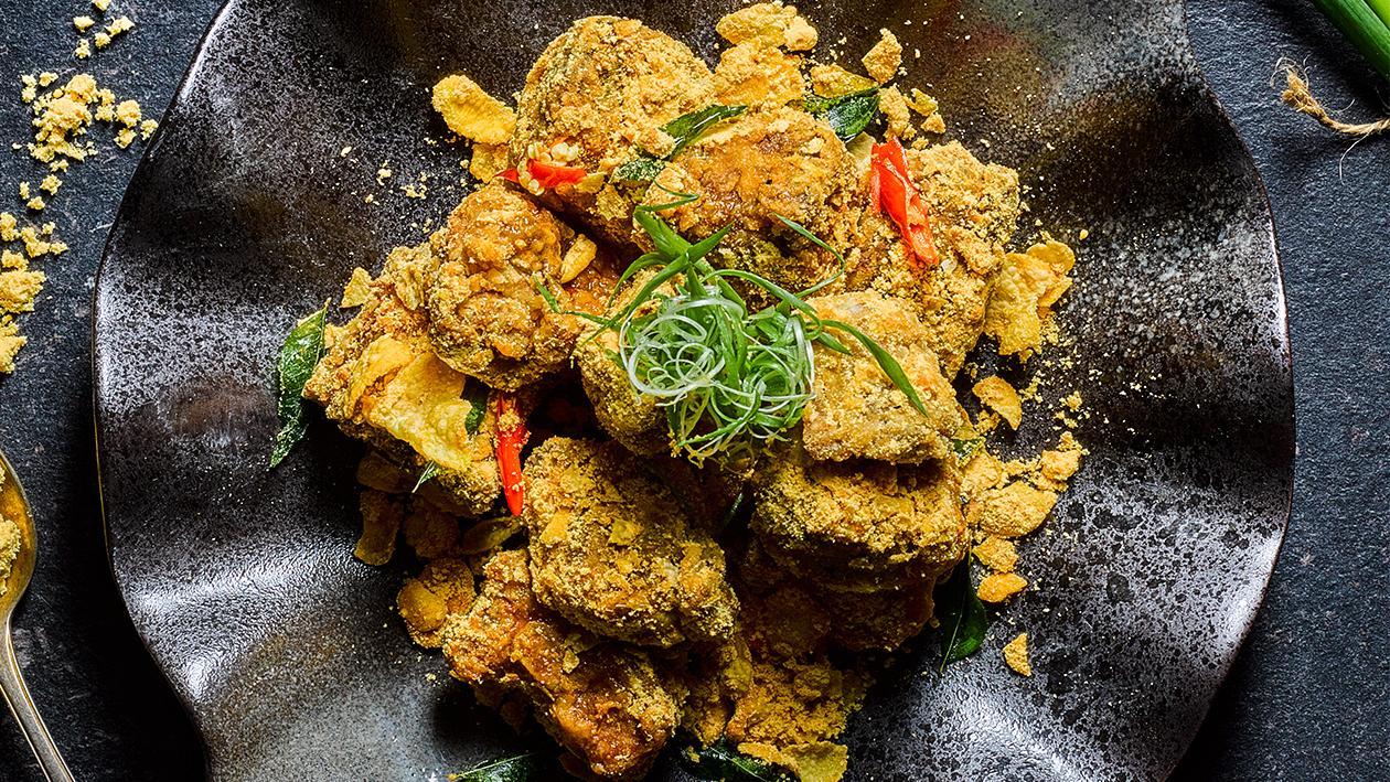 Golden Salted Egg Pork Ribs Golden Salted Egg Pork Ribs
