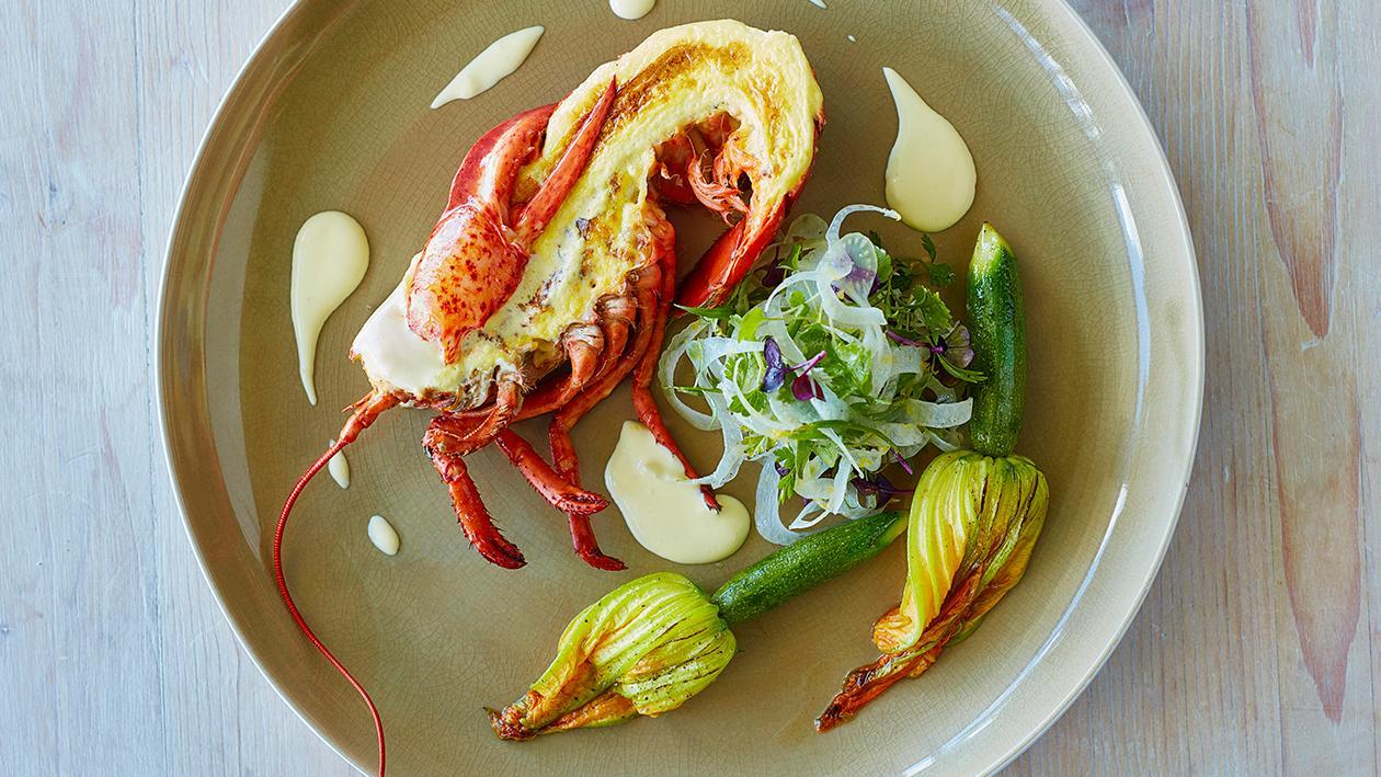 Lobster Gratin Hollandaise Lobster Gratin Hollandaise