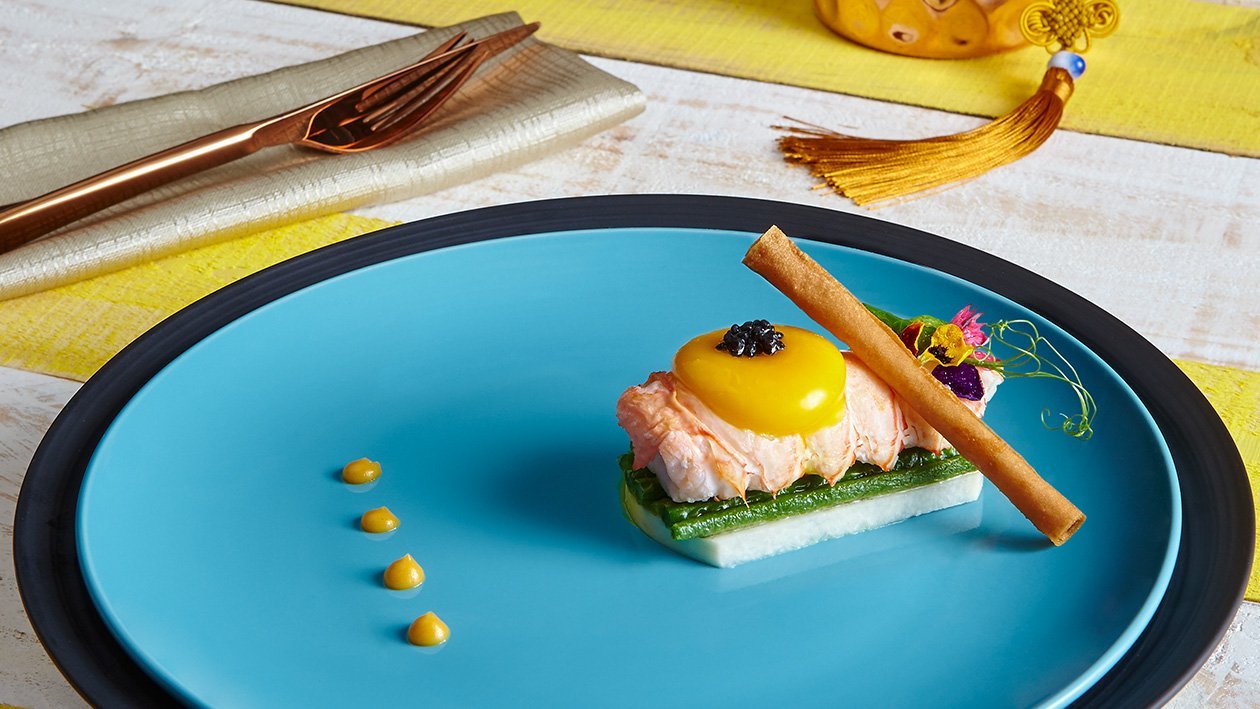 Lobster with Salted Egg Golden Lava Lobster with Salted Egg Golden Lava