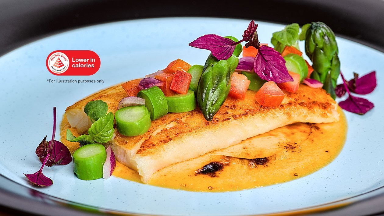 Sole Fillet with Grilled Thousand Island Sabayon | Unilever Food Solutions