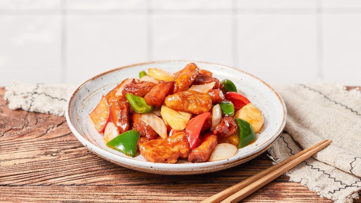 Sweet and Sour NoChicken Chunks Sweet and Sour NoChicken Chunks