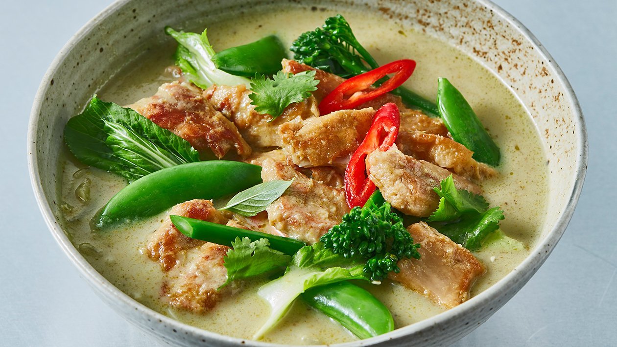 Thai Green Curry NoChicken Chunks Thai Green Curry NoChicken Chunks