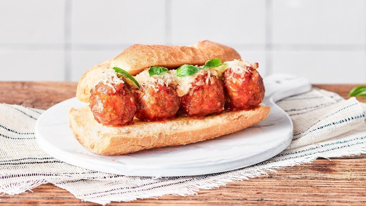 Vegetarian Meatball Sandwich Vegetarian Meatball Sandwich