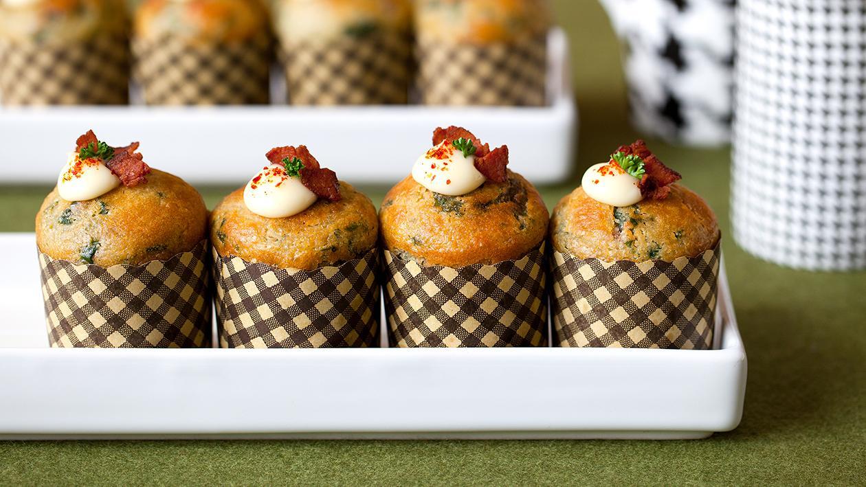 Bacon and Spinach Mayonnaise Muffin Bacon and Spinach Mayonnaise Muffin