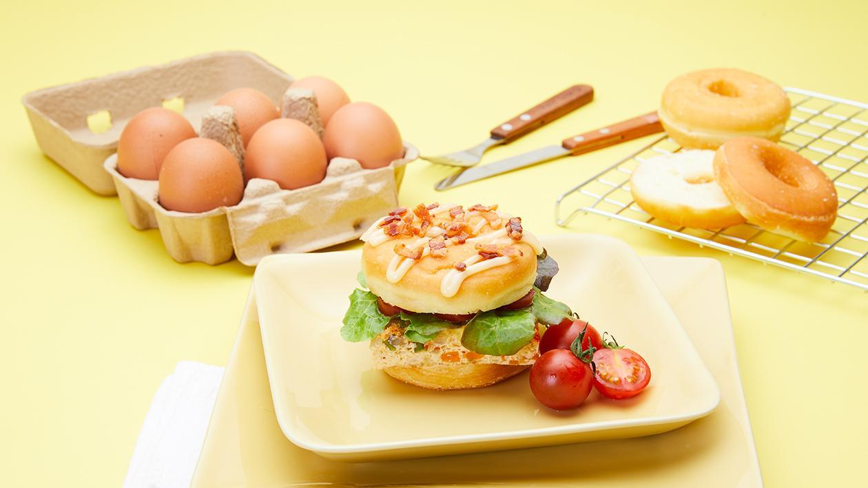 Baked Scramble Egg Donut Baked Scramble Egg Donut