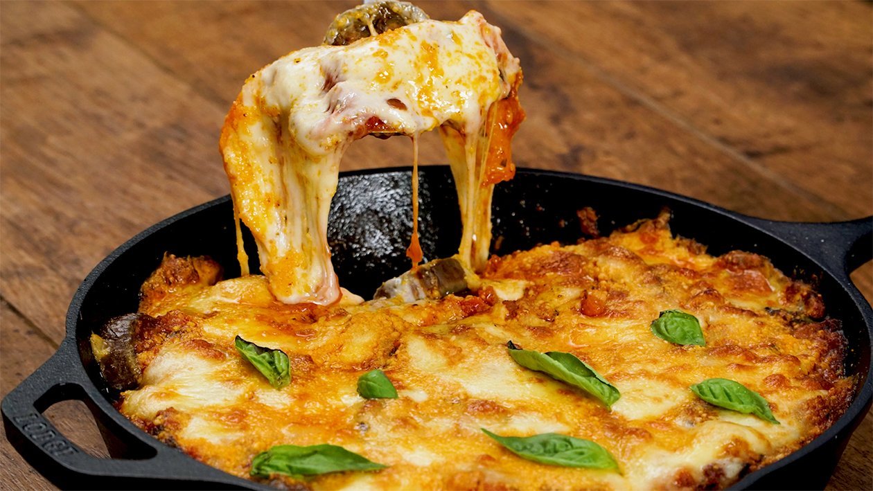 Eggplant & Pumpkin Parmigiana with Gochujang Eggplant & Pumpkin Parmigiana with Gochujang