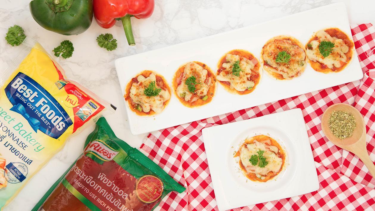 Mini Hawaiian Pizza Mini Hawaiian Pizza