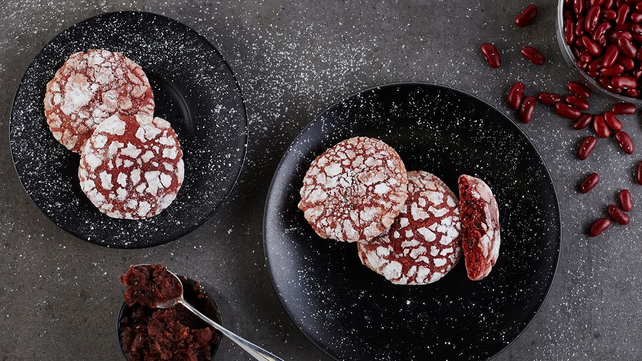 Red Bean Red Velvet Crinkle Red Bean Red Velvet Crinkle