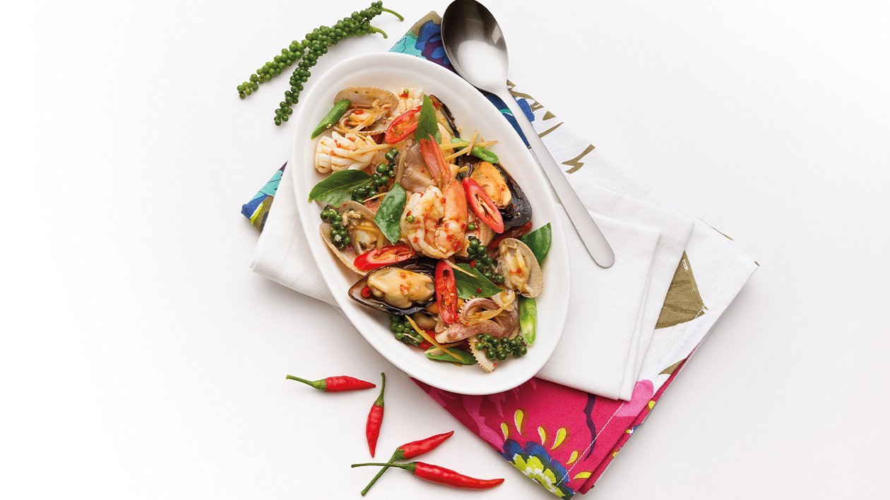 Spicy Stir-Fried Seafood Spicy Stir-Fried Seafood